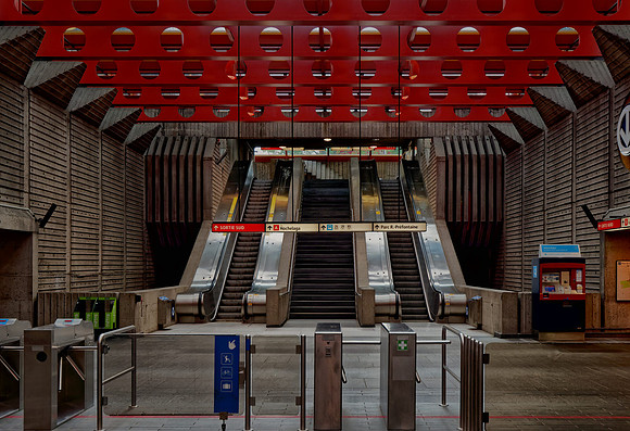 Montreal - Metro Station Place-des-Arts