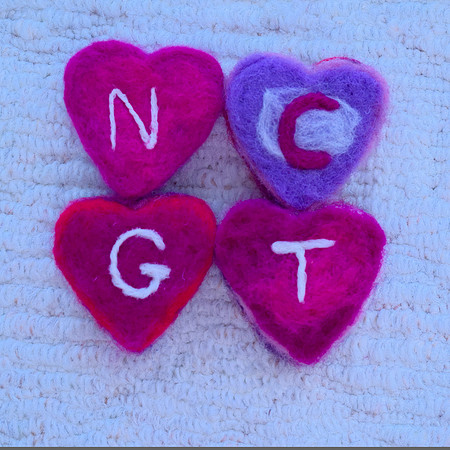 Felted Family Walentines